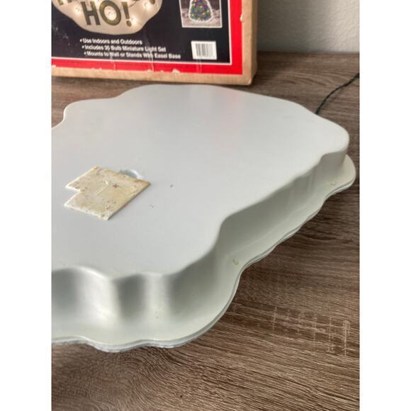 Vintage 1994 Santa Claus LED Light Decoration Christmas Wall Mount 90s - Picture 9 of 9